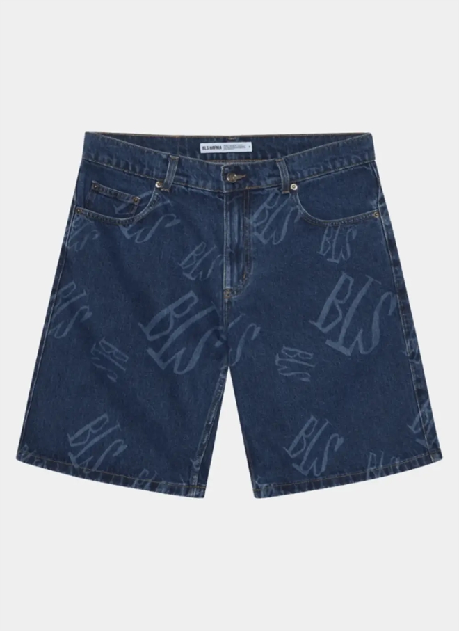 BLS Laser Denim Shorts