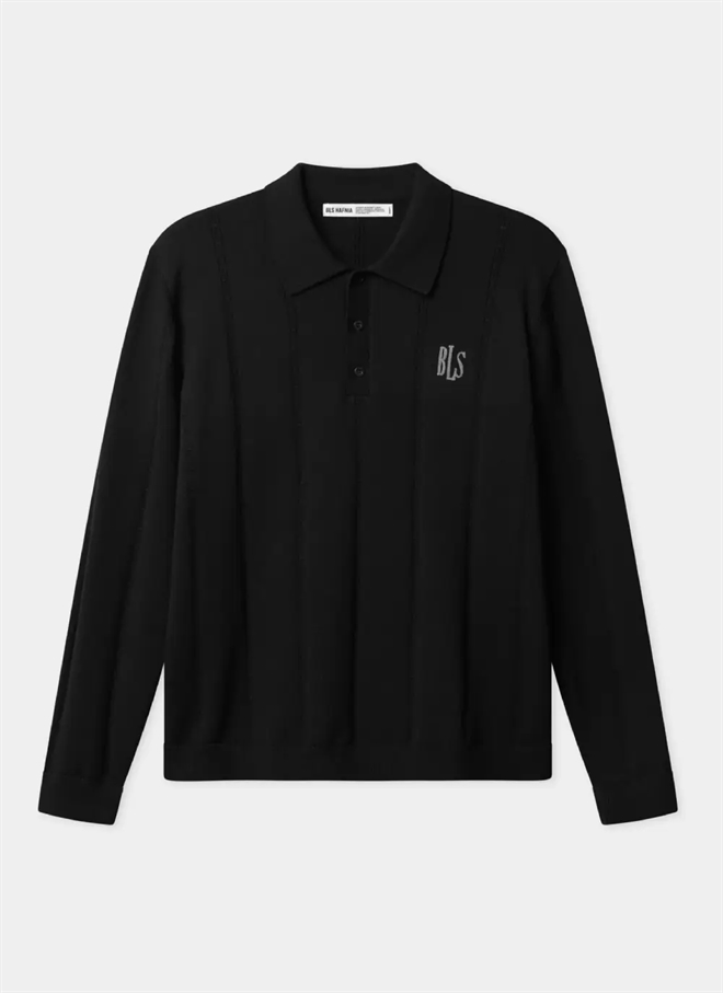 BLS Wilson Cable Knit Polo