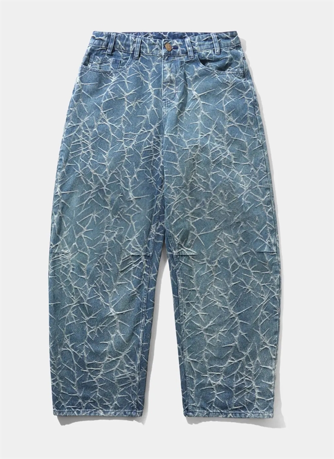 Butter Goods Thorn Camo Wide Cut Denim Jean