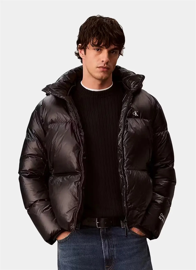 Calvin Klein Glossy Detachable Jakke