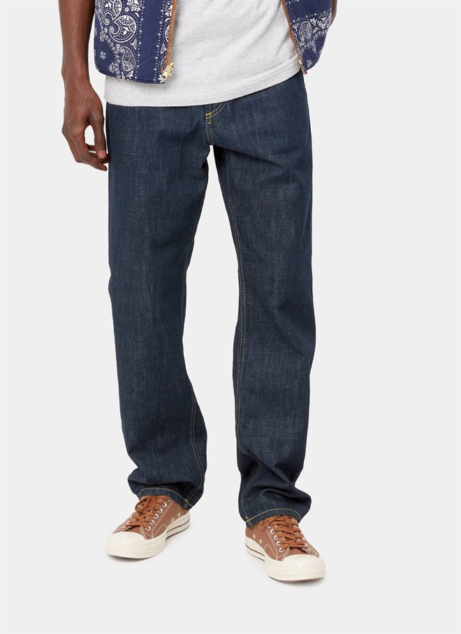 Marlow Edgewood Jeans fra Carhartt i farven Blue Rinsed
