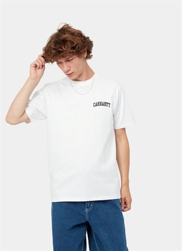 University Script T-Shirt fra Carhartt i farven hvid 