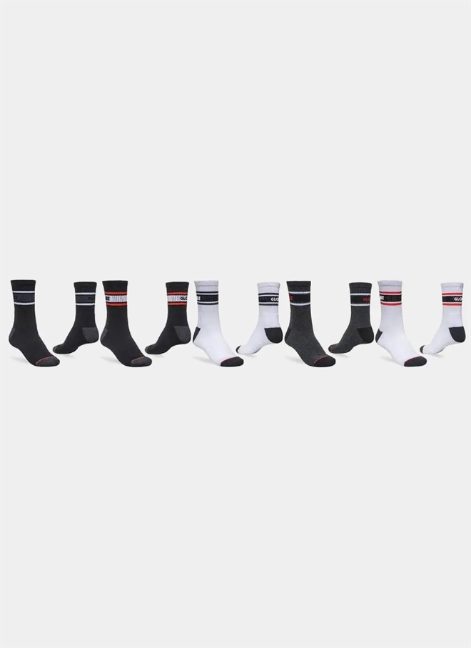 Globe Triple Stripe Crew 5 Pack Strø