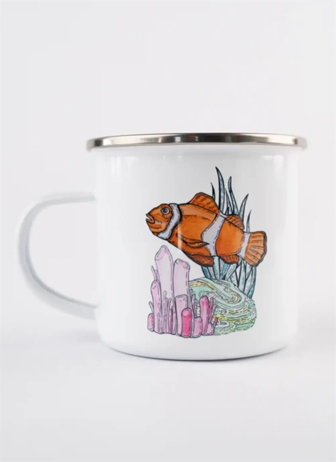 Lakor Clownfish Garden Emaljekrus