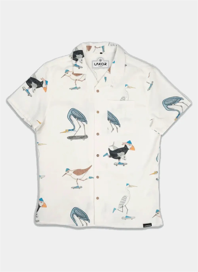 Lakor Skating Birds S/S Skjorte