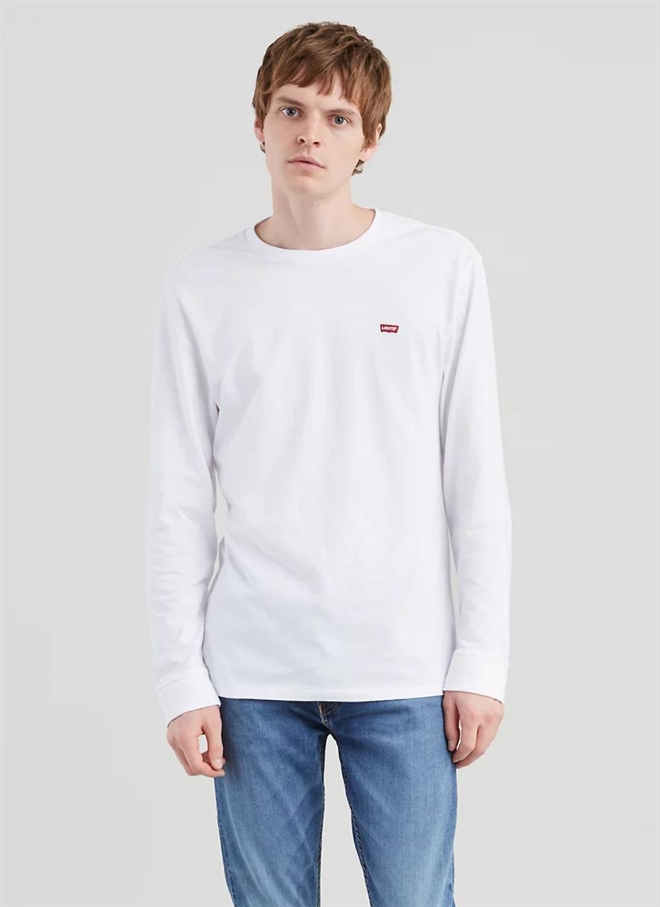 Original Housemark T-Shirt L/S fra Levi\'s i farven hvid