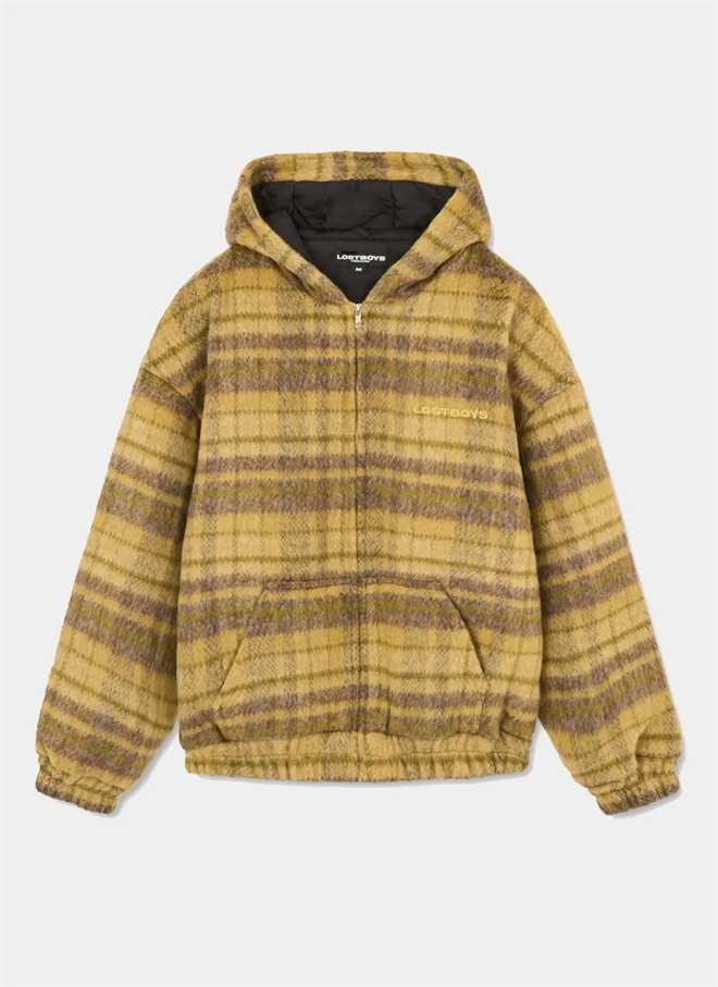 Lost Boys Checkered Wool Jakke