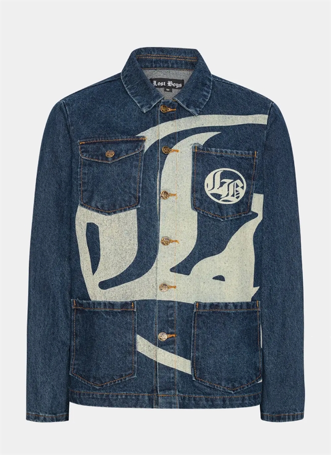 Lost Boys Logo Denim Jakke
