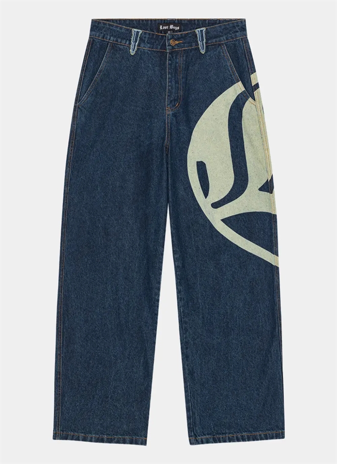 Lost Boys Logo Denim Jeans