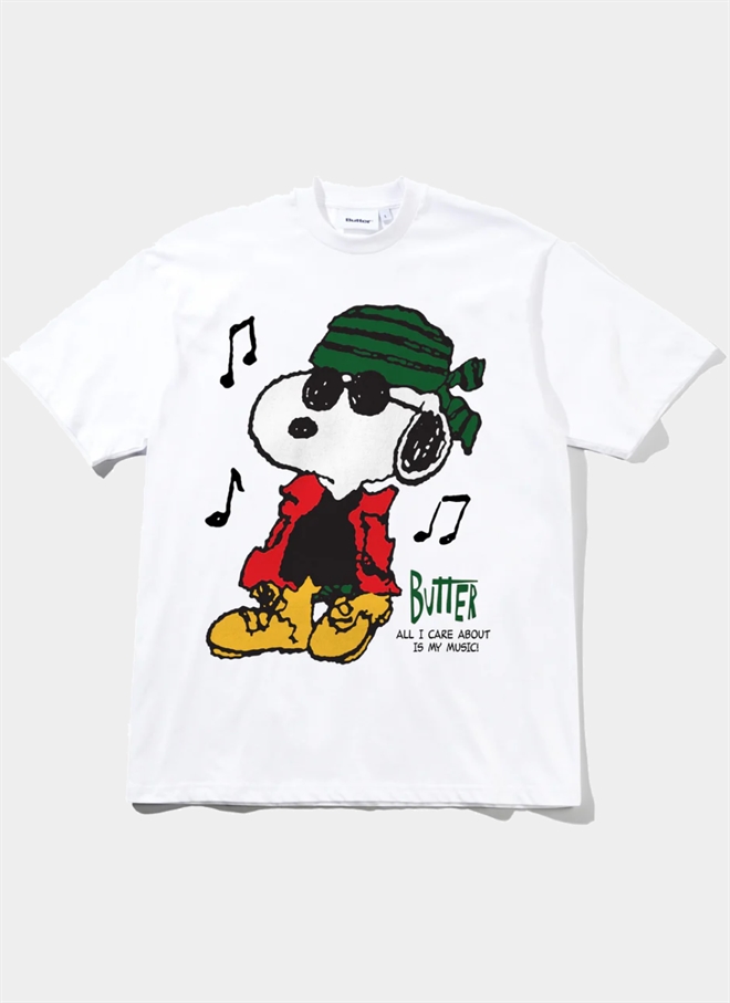 Butter Goods X Peanuts Music T-Shirt