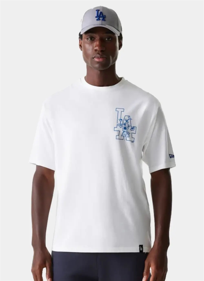 New Era Floral Graphic LA T-Shirt