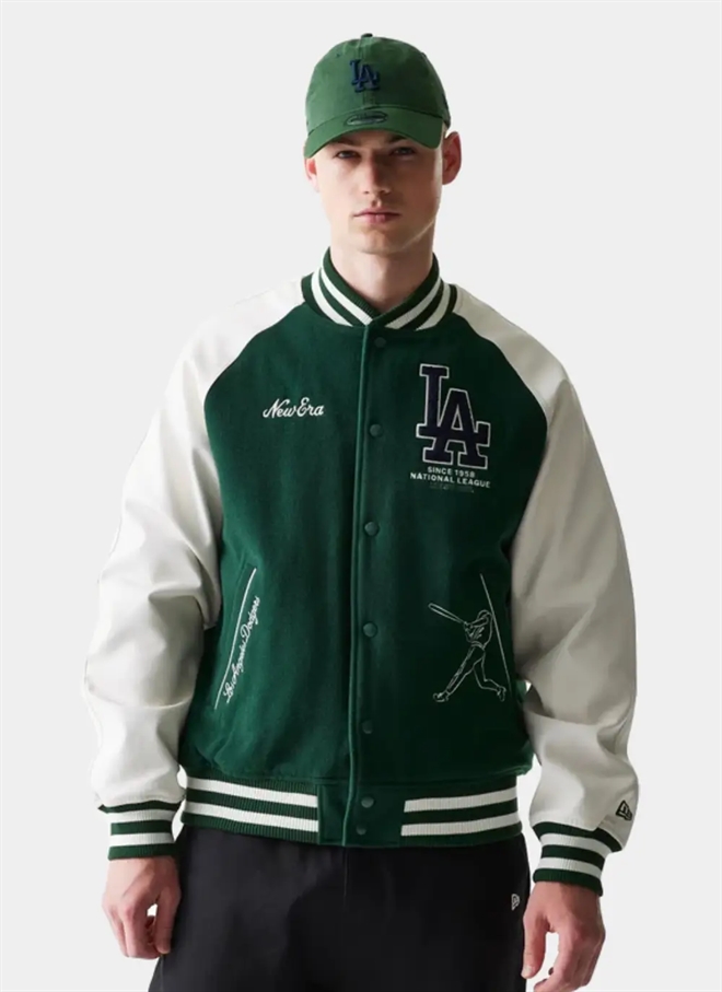 New Era LA Dodgers MLB Varsity Jakke