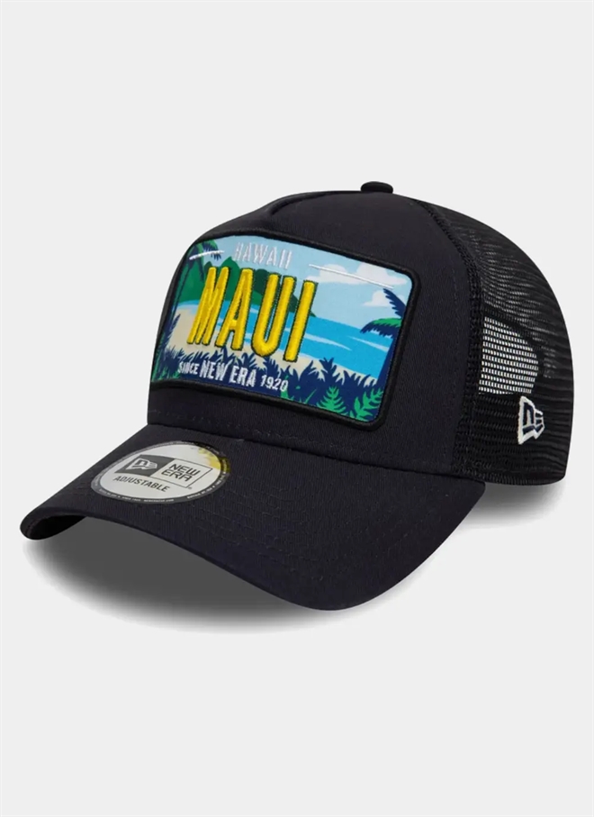 New Era License Plate Trucker Cap