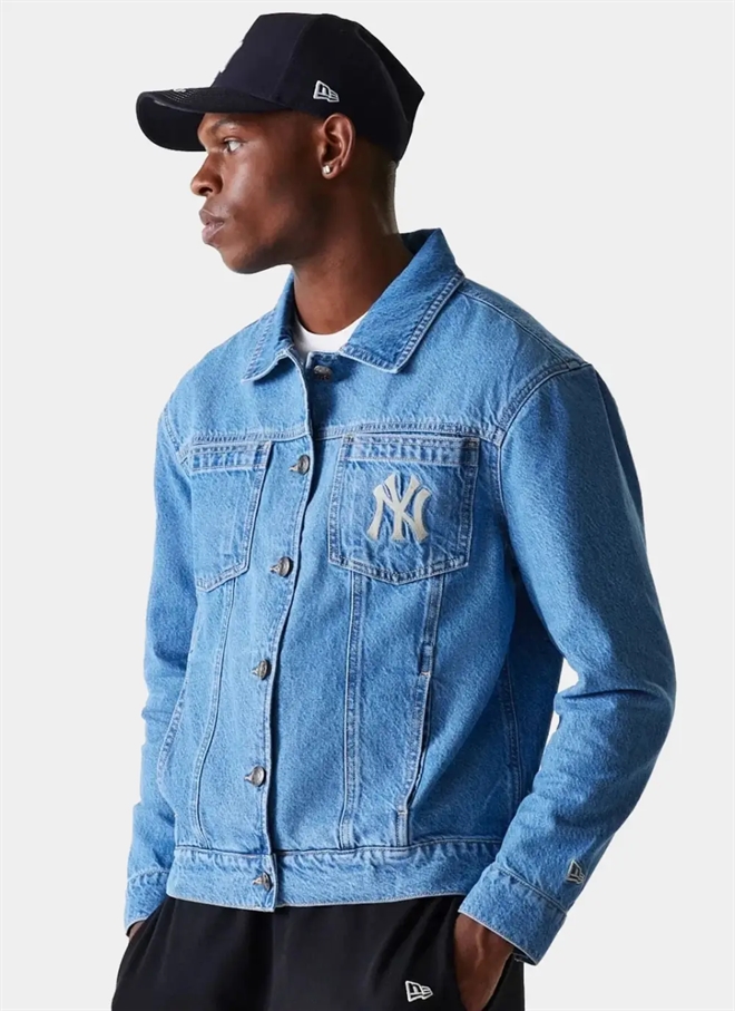 New Era MLB Denim NY Yankees Jakke