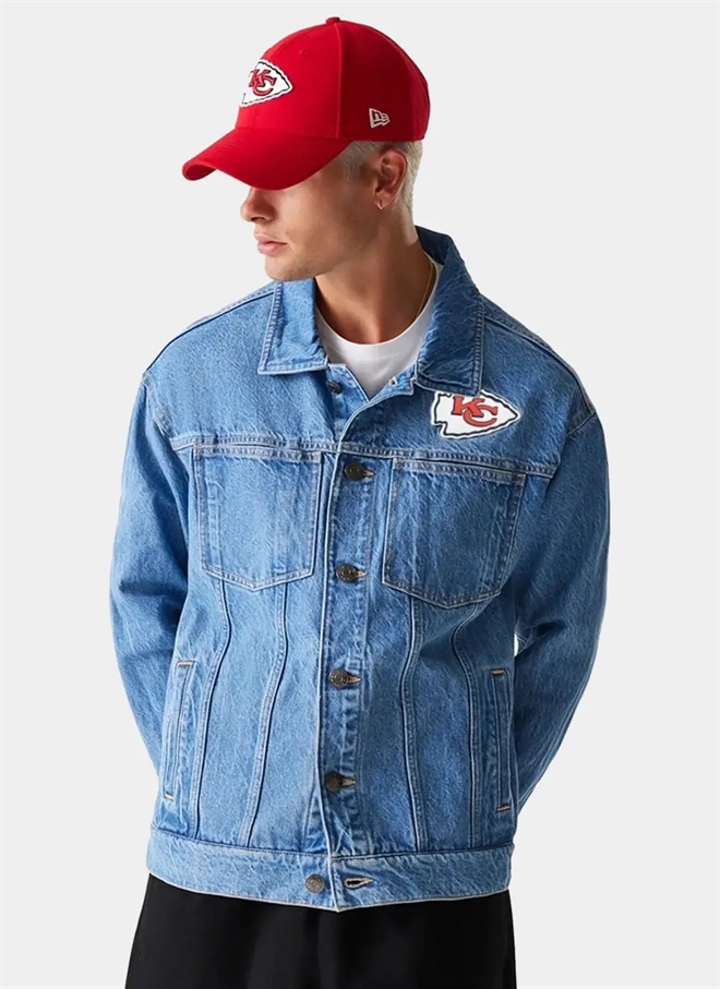 New Era Denim Kanses City Chiefs Jakke