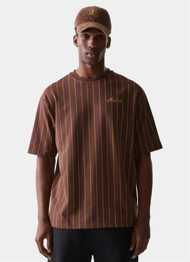 New Era Pinstripe Oversized T-Shirt
