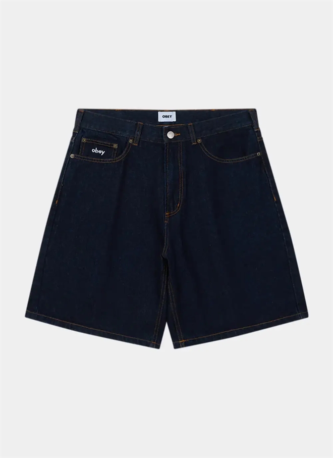 Obey Bigwig Baggy Denim Shorts