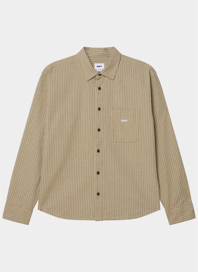 Obey Jimmy Woven Skjorte