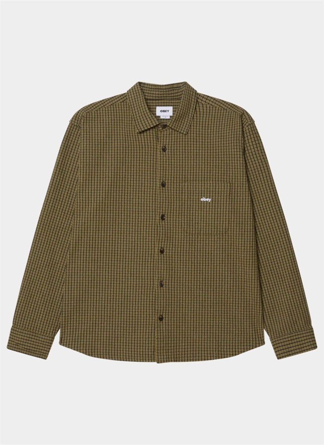 Obey Jimmy Woven Skjorte