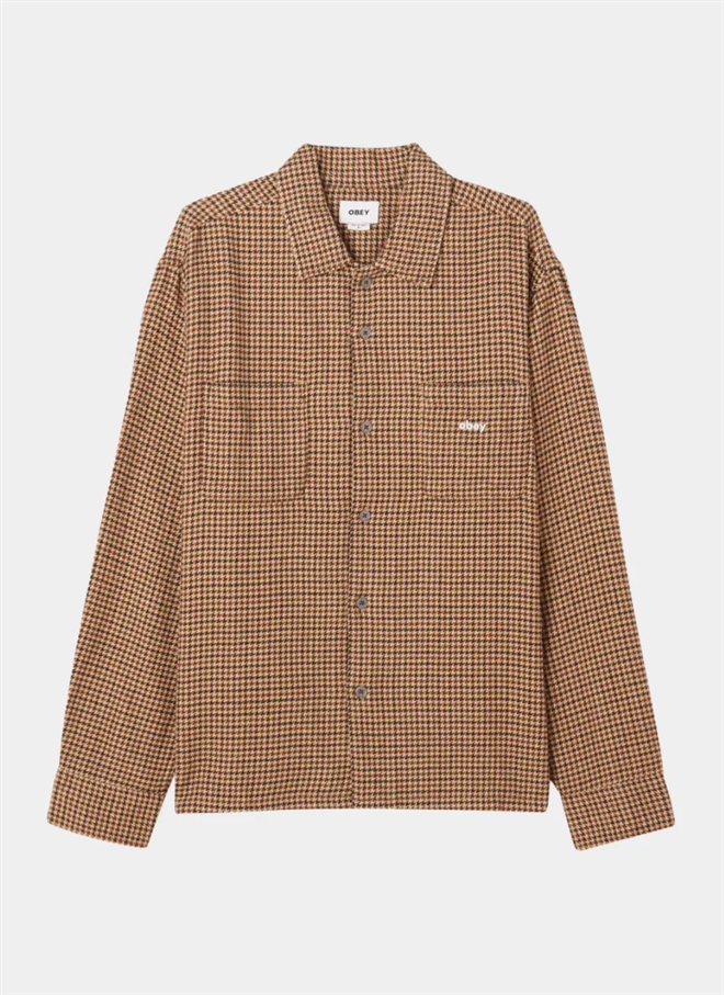 Obey Tucker Woven Skjorte