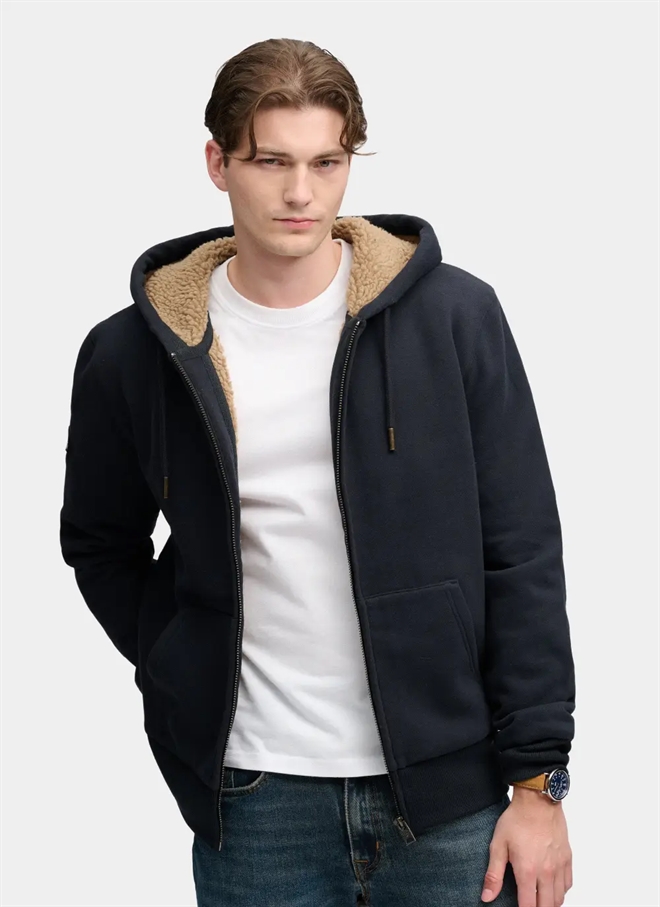 Superdry Borg Lined Ziphættetrøje