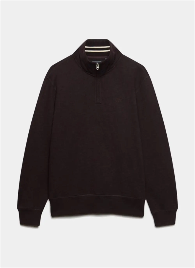 Superdry Essential Serif Logo Half Zip 