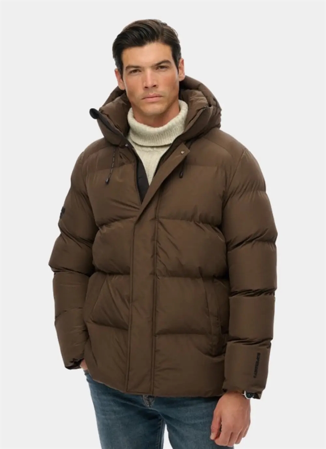 Superdry Hooded 5 Baffle Sports Jakke