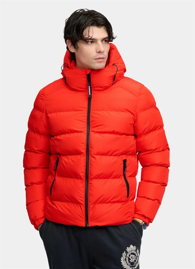 Superdry Hooded Sports Puffer Jakke