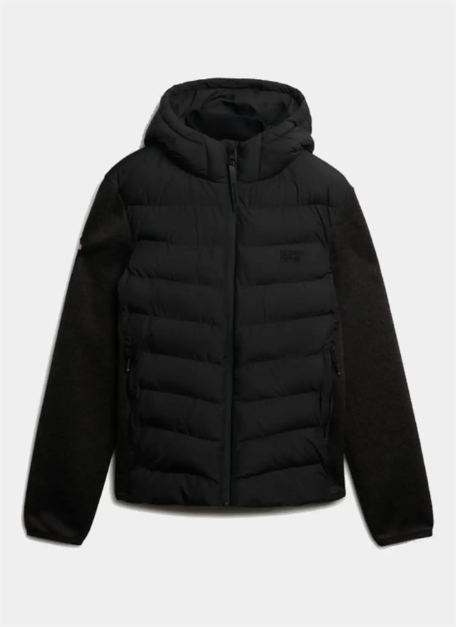 Superdry Hooded Storm Knit Hybrid Jakke