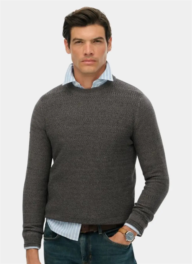 Superdry Texture Jumper Strik