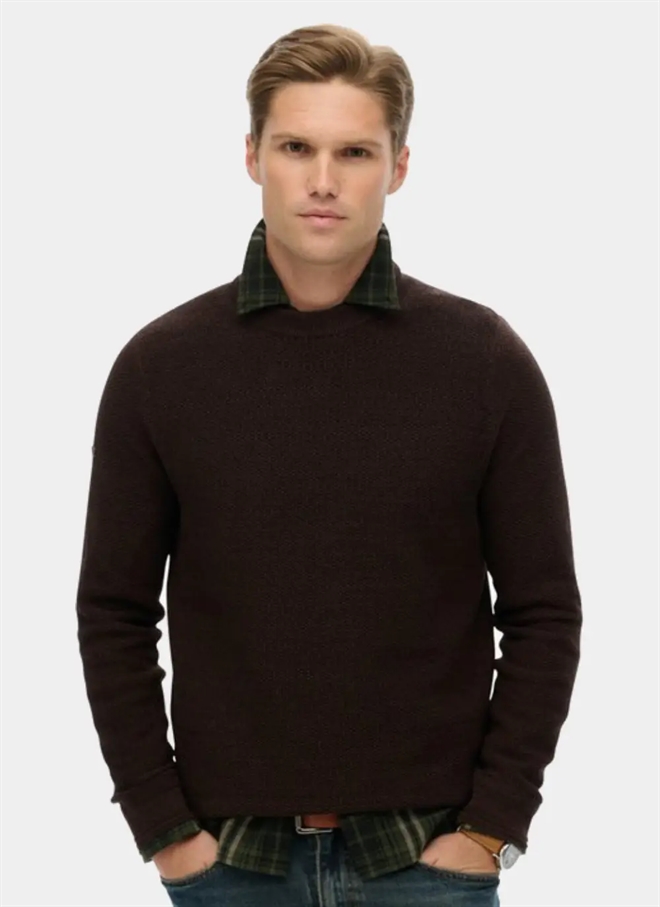 Superdry Texture Jumper Strik