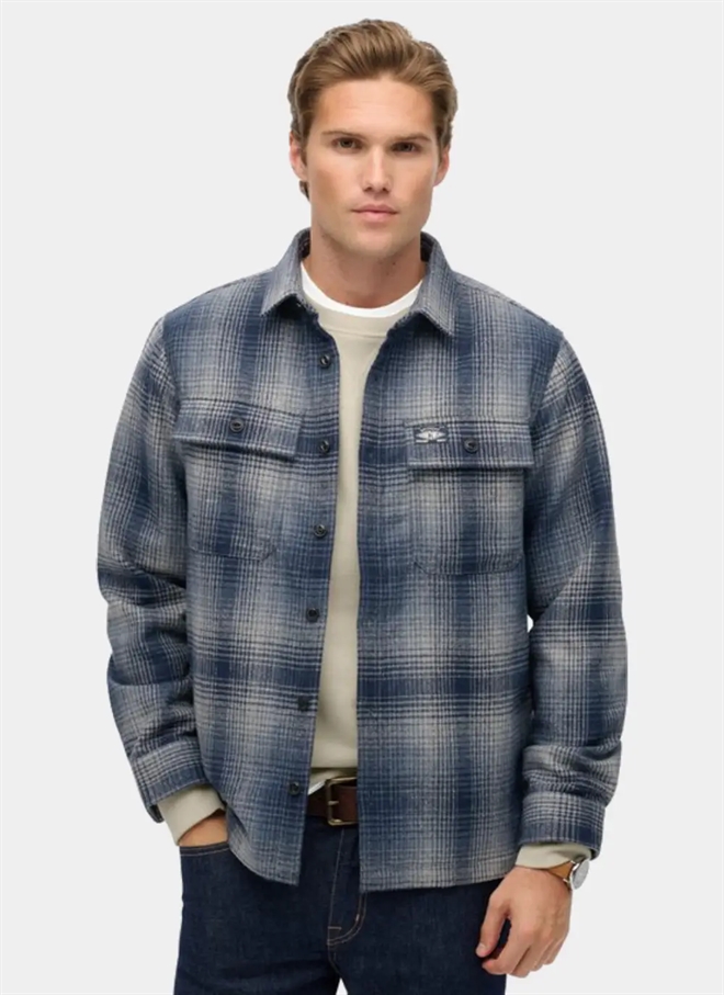Superdry Wool Miller Overshirt Skjorte