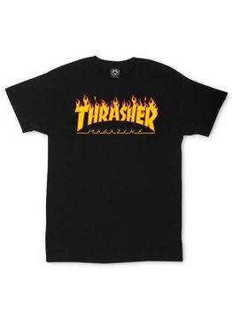 Flame T-shirt fra Thrasher i Sort