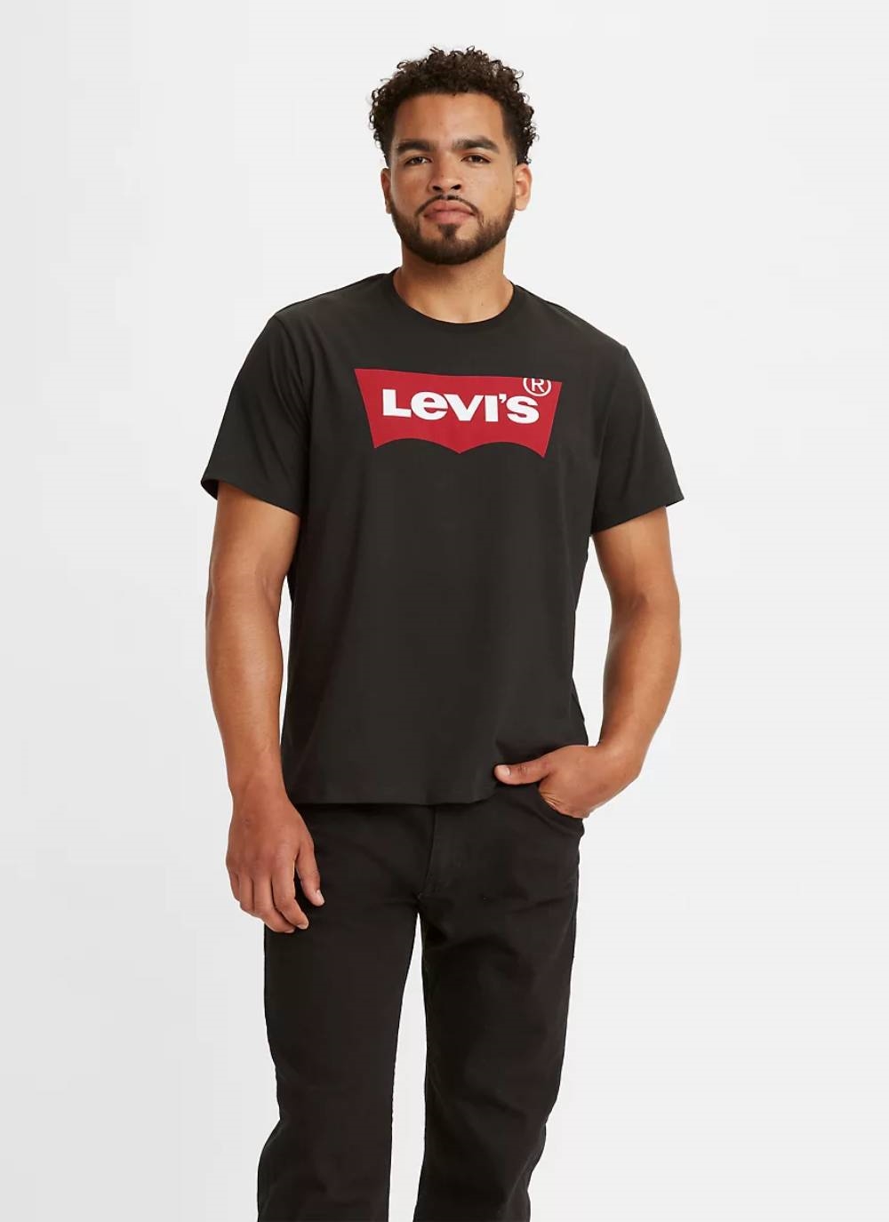 Sort Standard Housemark t-shirt fra Levi\'s.