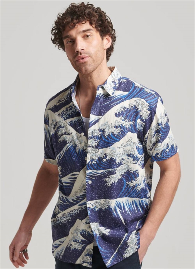 Superdry Vintage Hawaiian Skjorte med korte ærmer.