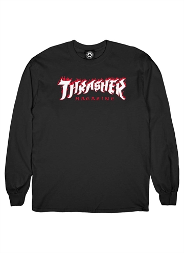 Sort langærmet Possessed Logo t-shirt fra Thrasher. 
